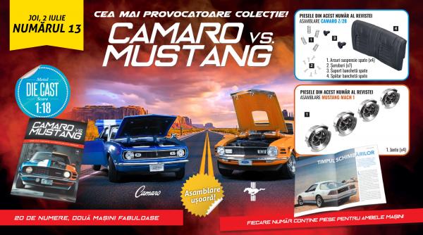 colectia care aduce in prim plan rivalitatea camaro vs mustang a ajuns la numarul 13