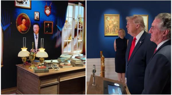 donald trump a purtat o discutie cu o holograma ai a legendarului presedinte teddy roosevelt holograma l a contrazis