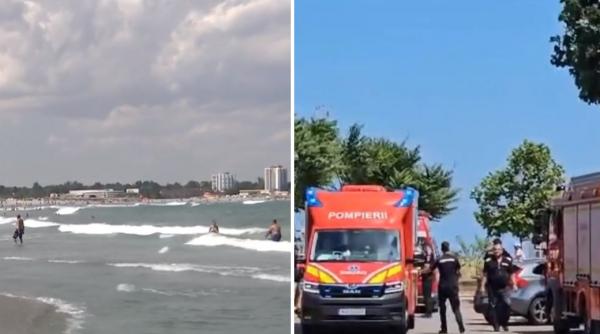 alerta pe litoralul romanesc a fost arborat steagul rosu o fetita a ajuns in stare grava la spital dupa ce a fost scoasa din mare