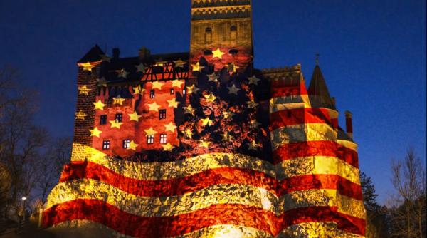 imagine spectaculoasa a castelului bran de ziua americii mesajul care a fost postat de ambasada sua pentru romania