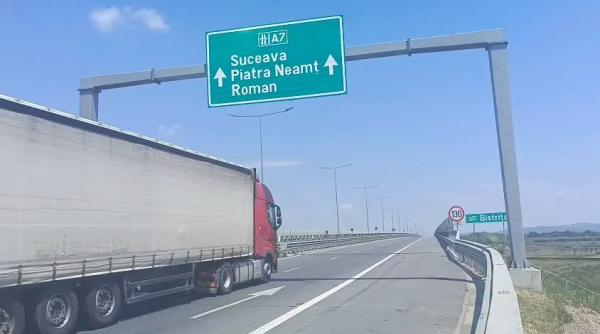 circulatie inchisa temporar din 15 iulie pe un tronson de 20 km din autostrada a7 traficul rutier va fi deviat prin orasul bacau