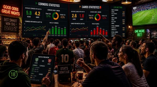 statistici relevante pentru pariuri online pe cornere si cartonase