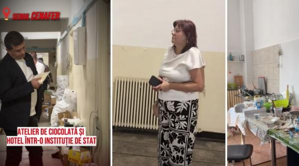 cata ciocolata mancati doamna o directoare din ministerul transporturilor si a amenajat cofetarie intr o cladire a institutiei