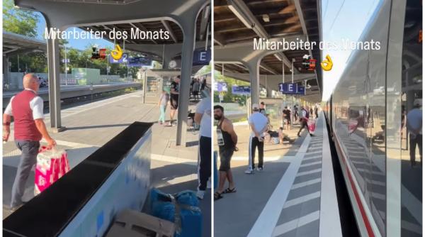 imagini virale un conductor a oprit de urgenta trenul si a fugit sa cumpere hartie igienica a ajuns angajatul lunii in germania