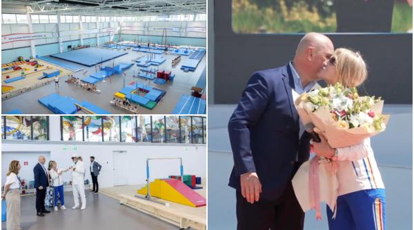 50 de ani de la primul 10 din gimnastica foto sala nadia comaneci deschisa in otopeni bolojan si marea campioana au fost prezenti