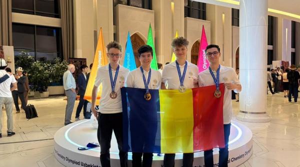 elevii romani au obtinut o medalie de aur doua de argint si una de bronz la olimpiada internationala de chimie