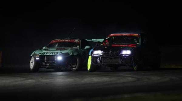 slovenul erik jankovic a castigat etapa de noapte din campionatul national de drift