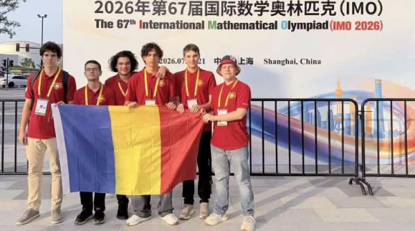elevii romani au obtinut o medalie de aur trei de argint si dou de bronz la olimpiada internationala de matematica la shanghai