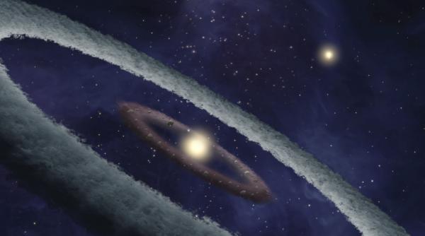 premiera in astronomie cercetatorii au gasit dovezi privind existenta a doua stele gigantice partenere care au explodat succesiv