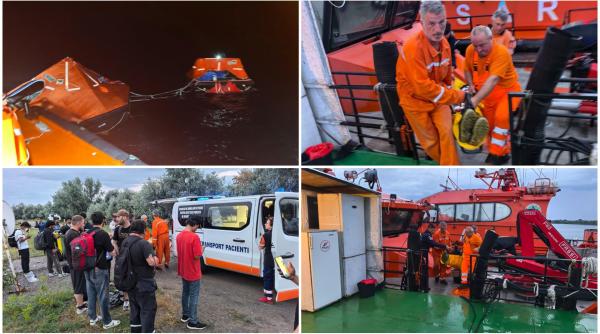 primele imagini de la operatiunea de salvare a marinarilor de pe petrolierul liberian lovit langa sf gheorghe ranitii dusi la spital