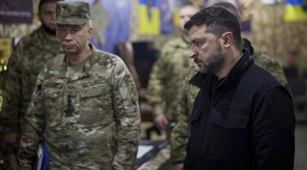 volodimir zelenski l a demis pe oleksandr sirski comandantul armatei ucrainene dupa mai multe zile de proteste la kiev