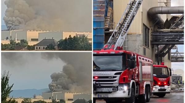 explozie urmata de incendiu la o fabrica de produse din lemn din brasov