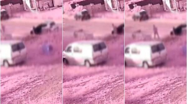 un sofer de ridesharing a urmarit un baiat pe trotineta care i a aratat degetul in trafic l a lovit cu masina si l a luat la bataie