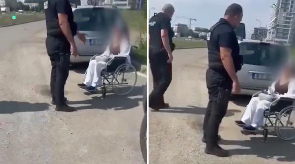 o femeie in carucior a fost gasita cersind langa bmw ul x5 al mamei ei in bucuresti era de ore in sir in soare cand a venit politia
