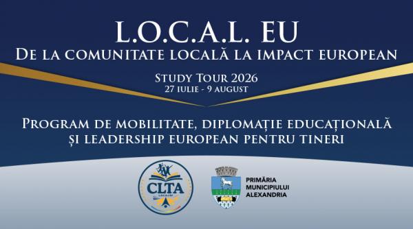 16 tineri din clt alexandria in programul european l o c a l eu study tour 2026