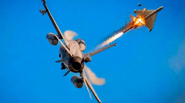 cum a fost vanata drona de avionul f 16 la buzau pilotii au zburat subsonic au facut diferite manevre deasupra si dedesubtul ei
