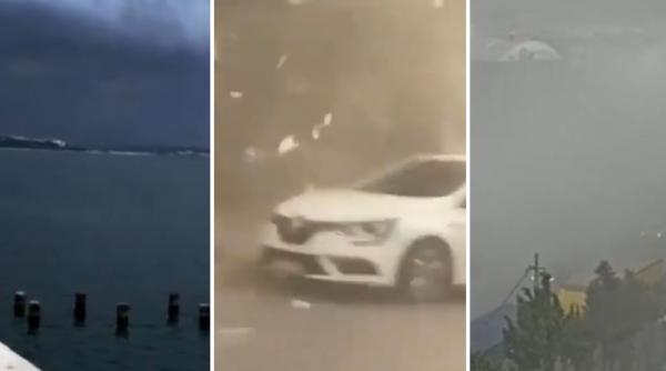 istanbul lovit de o furtuna cu puterea unui uragan mai multe avioane nu au putut ateriza pe aeroporturile din oras