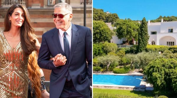 george si amal clooney sunt indragostiti de insula capri din italia si vor sa cumpere o vila istorica cu vedere la golful napoli