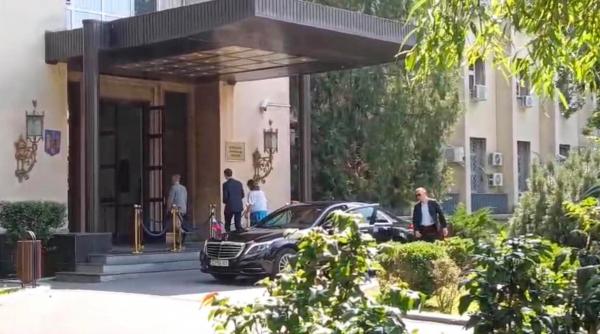ambasadorul rus vladimir lipaev a ajuns la mae a fost convocat de oana toiu dupa ce trei drone au violat spatiul aerian al romaniei