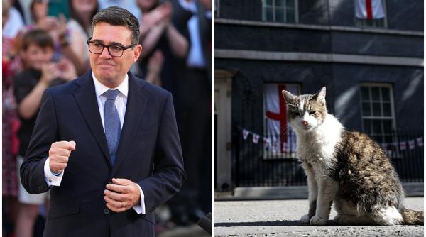 andy burnham noul premier britanic nu isi va aduce cainele pe downing street ca sa nu i tulbure linistea motanului larry