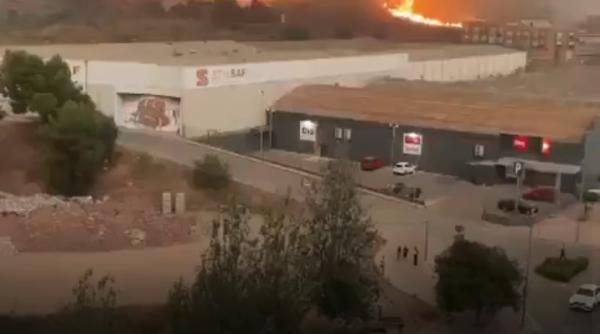 Focul care devastează Spania a ajuns în Castellón, unde locuiesc mii de români