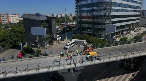 circulatia pe pasajul basarab se va redeschide in septembrie pmb se lucreaza cu peste 110 de muncitori si peste 30 de utilaje
