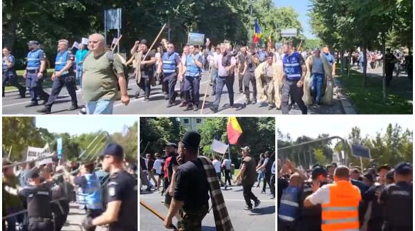 fermierii protesteaza in bucuresti acuza ca sunt in pragul falimentului dupa ce s a interzis exportul de oi si capre