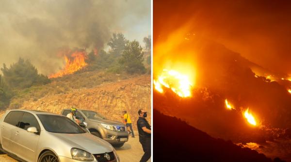 Grecia: Incendii noi în suburbiile Atenei, locuitori evacuați