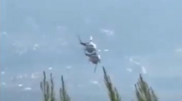 doua elicoptere s au ciocnit in aer in timp ce incercau sa stinga incendiul de langa atena a fost declansata o operatiune de salvare