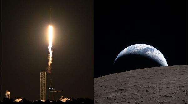 o treapta a unei rachete spacex va lovi luna cu peste 8 700 km h evenimentul este urmarit atent de nasa
