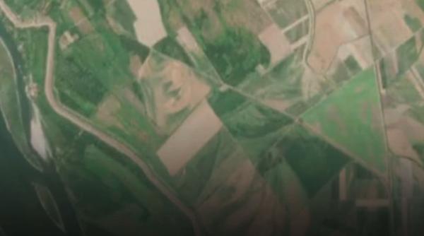 Imagini din satelit cu Dunărea secată. Fluviul atinge joi un nou minim istoric la intrarea în România