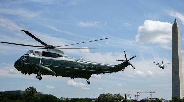 elicopterul marine one s a apropiat prea mult de un avion la washington anuntul casei albe despre donald trump