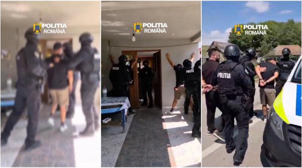primele imagini cu tinerii care au atacat cu topoare si pietre o ambulanta au fost ridicati de mascati si retinuti