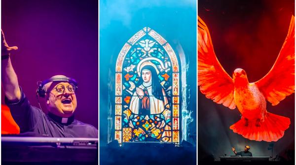 moment neasteptat la untold papa leon al xiv lea le a transmis un mesaj tinerilor in timpul show ului unui dj preot