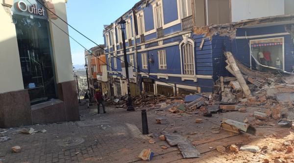 un cutremur de magnitudine 7 4 a zguduit columbia mai multe cladiri s au prabusit