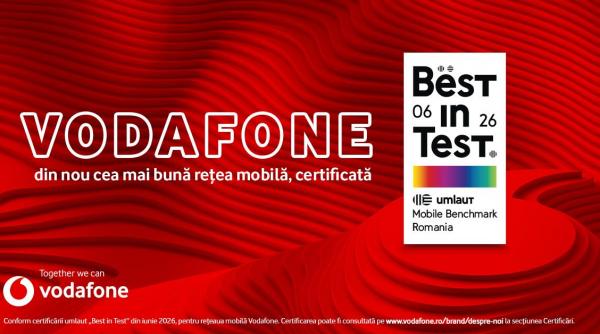 vodafone romania obtine pentru al cincilea an consecutiv certificarea umlaut best in test pentru reteaua sa mobila