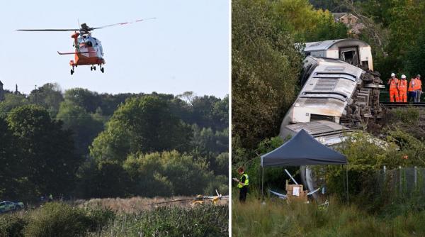 al doilea tren a deraiat in sudul angliei in mai putin de 24 de ore cauza deraierii de langa orasul lewes ramane un mister