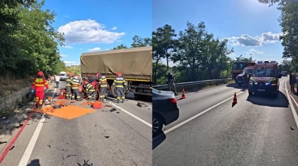 carnagiu pe sosea in mures trei oameni au murit dupa o coliziune cu trei autoturisme si un camion militar intervine elicopterul smurd