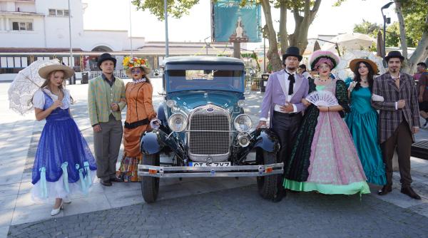 masinile de epoca vedetele aniversarii de 120 de ani a statiunii mamaia un ford din 1929 a fost expus la malul marii