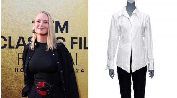 tinuta emblematica a umei thurman din scena de dans a filmului pulp fiction va fi scoasa la licitatie