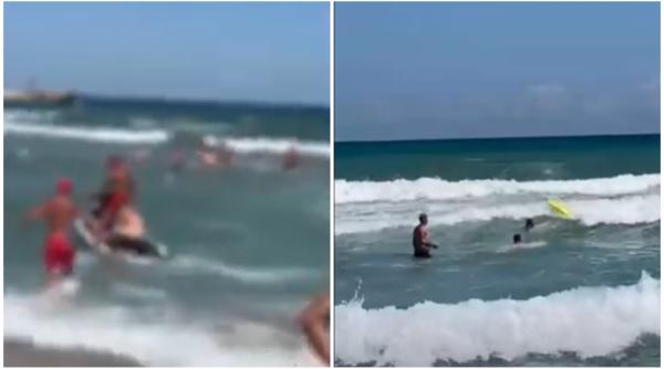 panica pe litoral turistii nu respecta steagul rosu un tanar este cautat in mare un altul este resuscitat 15 oameni salvati azi