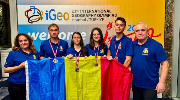 elevii romani au obtinut doua medalii de argint si doua medalii de bronz la olimpiada internationala de geografie la istanbul