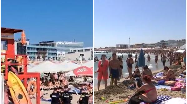 alerta pe plaja din eforie nord o femeie a scos din apa un fragment de drona si l a aruncat sub foisorul salvamarilor