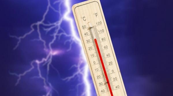 Weekend cu maxime de 36 de grade, vijelii și averse torențiale. Meteorologii au emis o nouă informare de căldură extremă