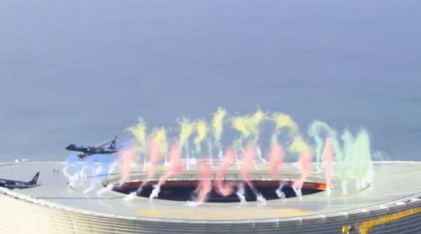Imagini senzaționale cu două avioane Airlink care trec razant peste stadionul din Cape Town înainte de meciul Springboks