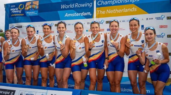 romania a castigat medaliile de aur la campionatele mondiale de canotaj performanta spectaculoasa la amsterdam