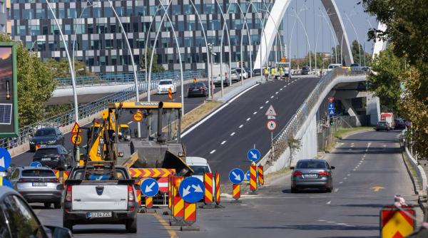 pasajul basarab se redeschide complet de saptamana viitoare imagini cu podul din bucuresti dupa ce s a lucrat la el toata vara