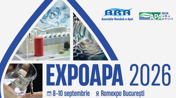 Bucureștiul devine capitala industriei apei, cu expozanţi din 13 ţări. Seceta și presiunea asupra resurselor, discutate la ExpoApa 2026