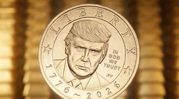 moneda de 1 dolar cu chipul lui trump a fost lansata in sua printre exemplarele obisnuite au fost strecurate si unele speciale