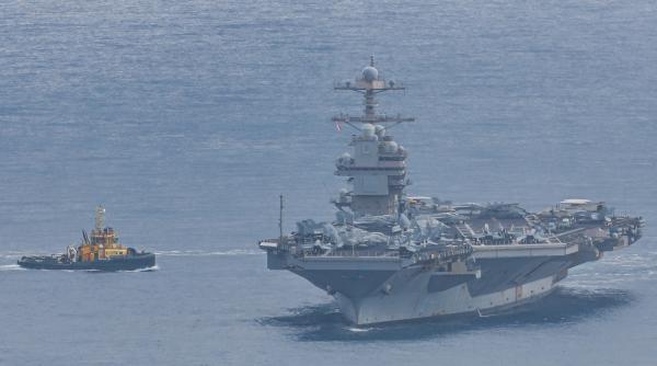 rugina depusa pe portavionul uss abraham lincoln dupa 286 de zile pe mare ii socheaza pe americani le va lua 30 de zile s o curete